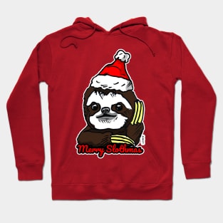 Merry Slothmas - Funny and Cute Christmas Sloth Hoodie